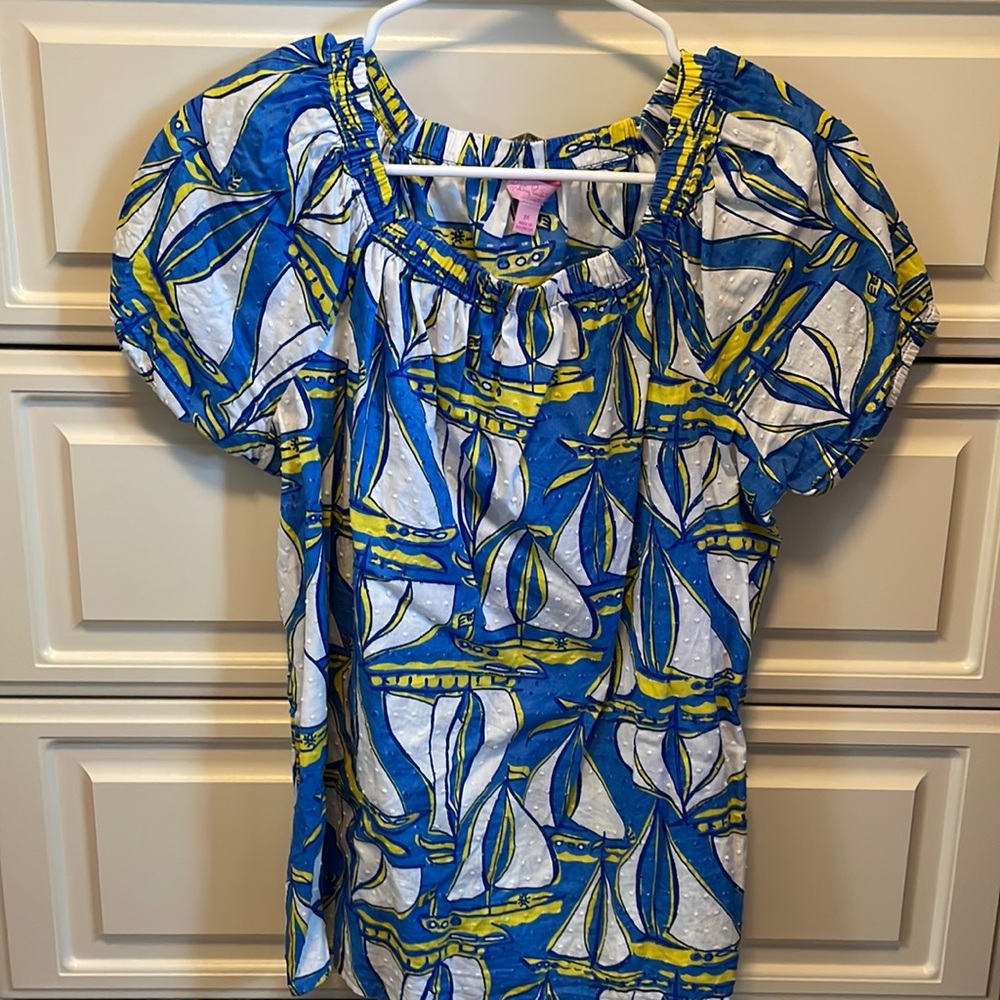 Lilly Pulitzer Worth Blue Dockside Medium